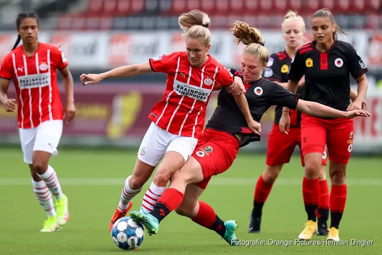 PSV Vrouwen laten voorsprong glippen bij Excelsior