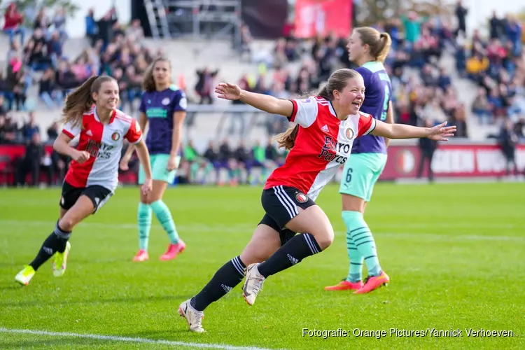 Feyenoord vrouwen winnen ook van PSV
