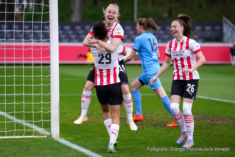 PSV Vrouwen in laatste thuiswedstrijd ruim langs VV Alkmaar